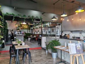 outside dining area at Friendster Hub in Petaling Jaya