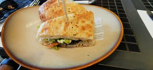 Mushroom sandwich at Hey Joe in Brisbane