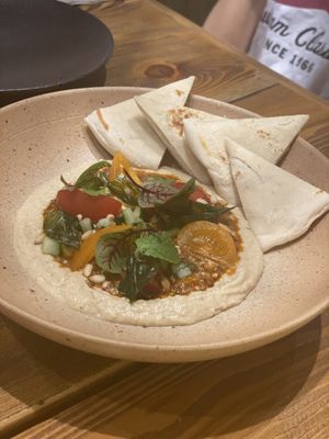 Mapo Tofu Hommus at Duli in Shanghai