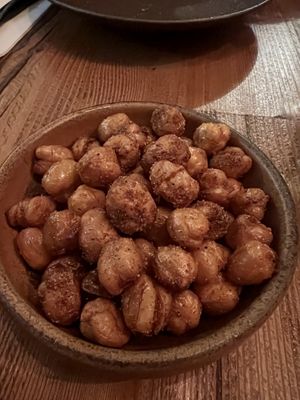 Cumin chickpea snacks. Decent    at Duli in Shanghai