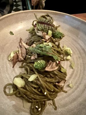 Spinach pesto pasta   at Duli in Shanghai