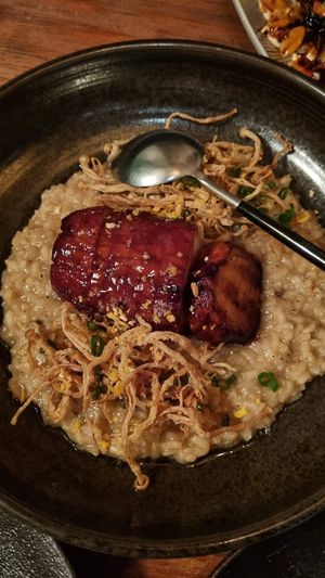 mushroom risotto at Duli in Shanghai