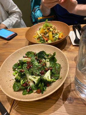 mala salad and Yuba salad at Duli in Shanghai
