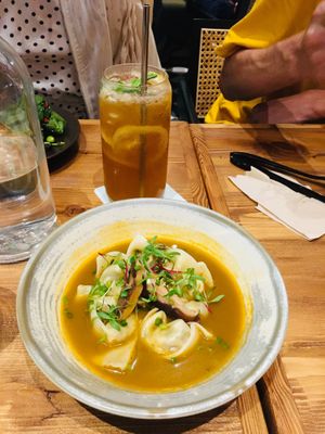My fav dish - wonton soup at Duli in Shanghai