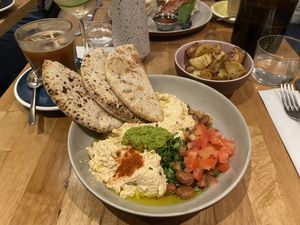 Sami’s breakfast without egg  at Bakers & Roasters in Amsterdam