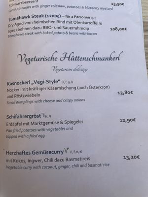   at Krummholzhütte in Haus