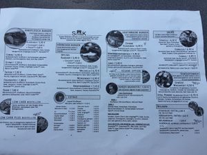 Menü  at WOLKE 8 Burgerhandlung in Montabaur