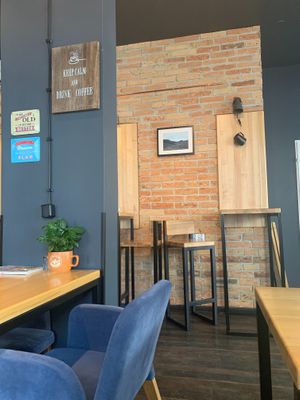 interior at The Brick Coffee Factory in Lodz