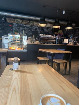 interior  at The Brick Coffee Factory in Lodz