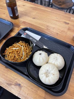 The vegan option   at Baotime in Lyon