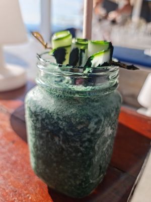 Ocean smoothie at Bluerama in Koh Phangan