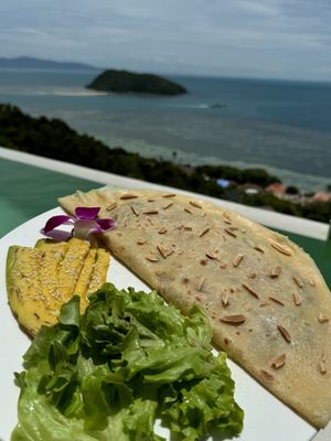 Savoury crepes at Bluerama in Koh Phangan