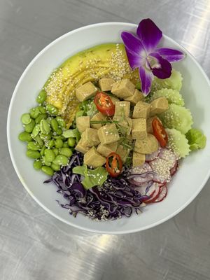  Tofu miso bowl at Bluerama in Koh Phangan