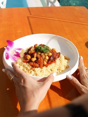 Mediterranean Couscous at Bluerama in Koh Phangan