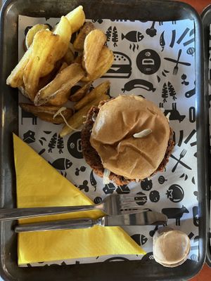 Oesterzwam burger   at DAVO in Deventer