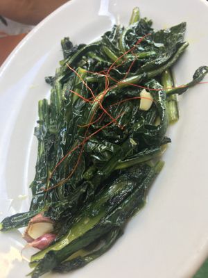 Cicoria at Ristorante Vittoria in Ascoli Piceno