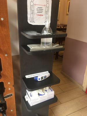 Mesures anti covid respectées at Ristorante Vittoria in Ascoli Piceno