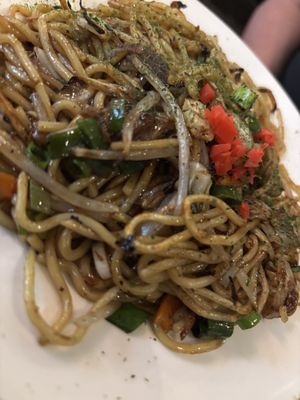   at Okonomiyaki Umikko in Naoshima