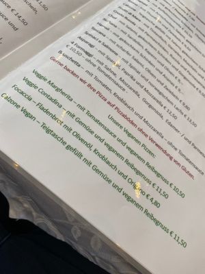 Menu at Ristorante Da Martina in Rottweil