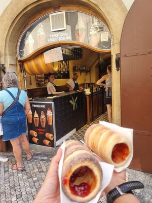 Shop front at Sweet Dreams in Prague