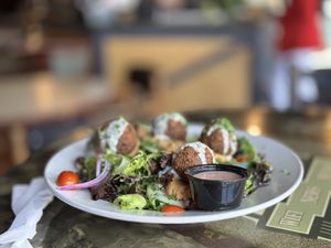 Falafel salad 😋   at The Exchange in Colorado Springs