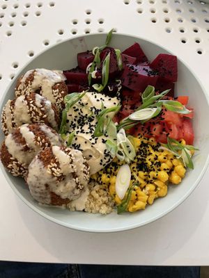 Superfood Bowl at Tahina Bite in Budapest