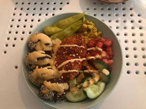 Spice It Up Bowl at Tahina Bite in Budapest