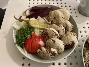 Falafel at Tahina Bite in Budapest