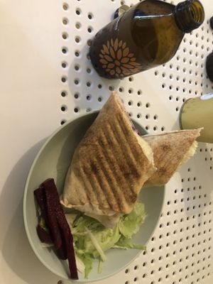Classic wrap  at Tahina Bite in Budapest