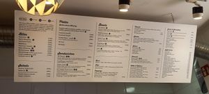 Menu 08/2023 at Tahina Bite in Budapest