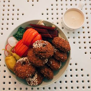 Big falafel bowl #Veganuary at Tahina Bite in Budapest