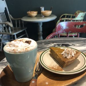 Pumpkin pie  at Chez Valerie 셰 발레리 in Seoul