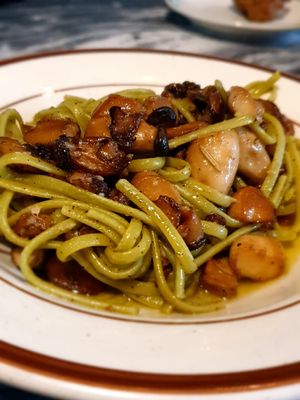 mushrooms and pasta were perfect at Chez Valerie 셰 발레리 in Seoul