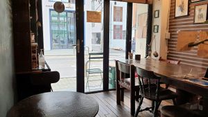 Interior of location - seating at Chez Valerie 셰 발레리 in Seoul