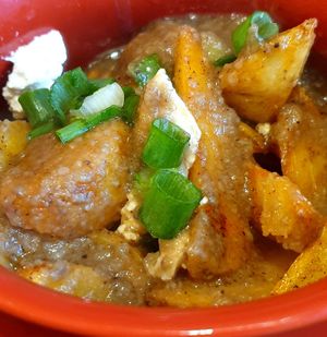 poutine close up at Chez Valerie 셰 발레리 in Seoul