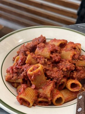 Meat sauce tomato rigatoni   at Chez Valerie 셰 발레리 in Seoul