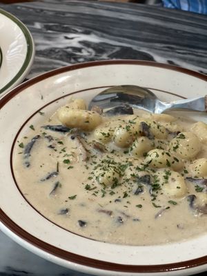 Mushroom gnocchi   at Chez Valerie 셰 발레리 in Seoul