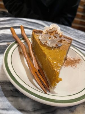 The pumpkin pie 😍  at Chez Valerie 셰 발레리 in Seoul
