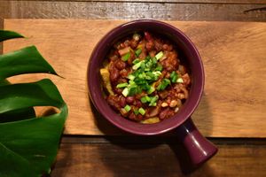 The chili poutine! 🥰 at Chez Valerie 셰 발레리 in Seoul