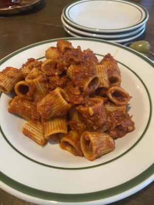 Meat sauce rigatoni at Chez Valerie 셰 발레리 in Seoul