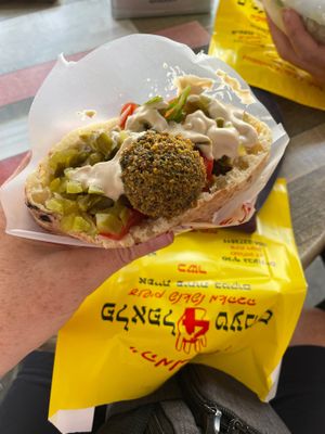Back for a second time - it did not disappoint  at Falafel 4 Flavors in Tel Aviv