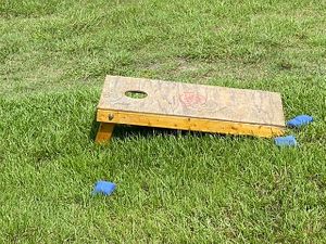  Corn hole at Starkey Market in Trinity