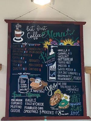 Coffee at Starkey Market in Trinity