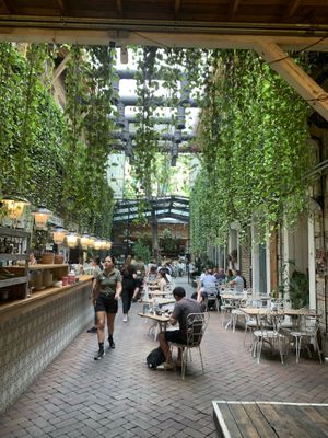 Entrance   at Mazel Tov in Budapest