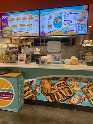 Ordering Station Near Check Out Area (Inside of WF)  at PLNT Burger - Florida Ave in Washington