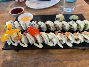 veggie rolls at Indah Sushi in Whitefish