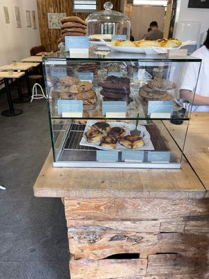 Some of the vegan choices   at Oslo Kaffebar in Berlin