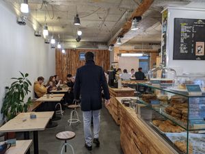 Inside of Oslo Kaffebar. at Oslo Kaffebar in Berlin