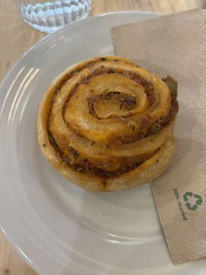 olive tomato pastry   at Oslo Kaffebar in Berlin