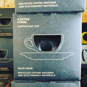 eco friendly coffee cup at Oslo Kaffebar in Berlin